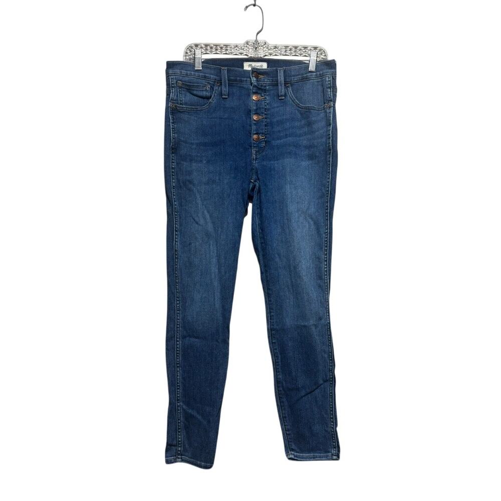 Madewell Women's 10-inch High Waist Roadtripper Skinny Jeans Button Fly